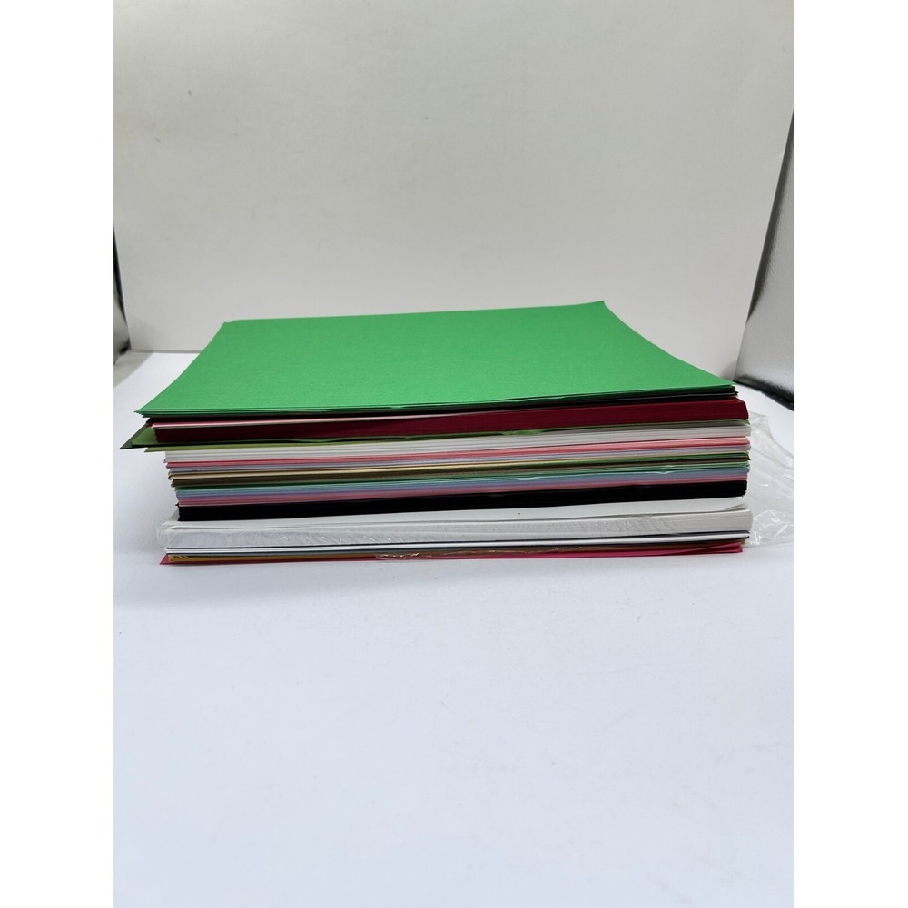 Colored Cardstock 8.5 x 11 Miscellaneous Colors Pinks, Blues, Cream, Purple +